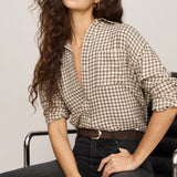 Z Supply River Plaid Button Up