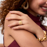 Julie Vos Carnaby Duet Ring - Green
