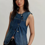 Free People Maris Denim Vest