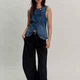 Free People Maris Denim Vest