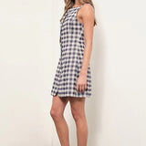 Maude Club Amanda Gingham A-Line Dress