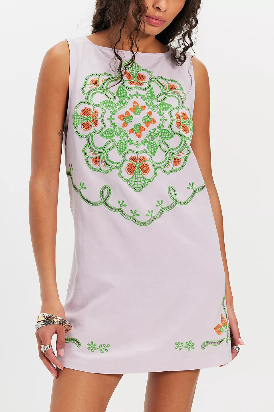 free people neon garden mini dress Free People Neon Garden Mini Dress