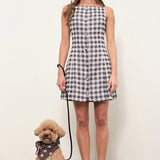 Maude Club Amanda Gingham A-Line Dress