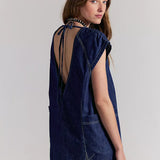Free People Free Fall Denim Romper