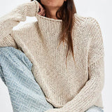 Free People Opal Rollneck Knit Sweater