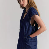 Free People Free Fall Denim Romper