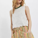Free People Good Fortune Stripe Shorts
