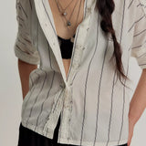 We The Free Seaside Cotton Stripe Shirt