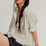 We The Free Seaside Cotton Stripe Shirt