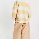 We The Free Classic Striped Oversized Crewneck