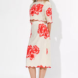 Adelyn Rae Ashley Scallop Printed Skirt