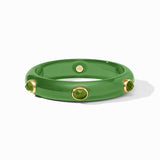 Julie Vos Carnaby Stone Bangle Green