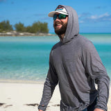 Poncho Performance Hoodie-Grey