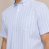 Southern Tide Marina Seersucker Coastal Breeze® Short Sleeve Sport Shirt