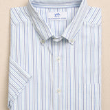 Southern Tide Marina Seersucker Coastal Breeze® Short Sleeve Sport Shirt