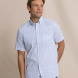 Southern Tide Marina Seersucker Coastal Breeze® Short Sleeve Sport Shirt