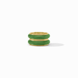 Julie Vos Carnaby Duet Ring - Green