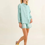 Molly Bracken Striped Large Shirt