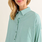 Molly Bracken Striped Large Shirt