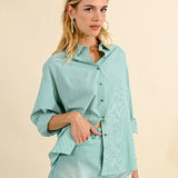 Molly Bracken Striped Large Shirt