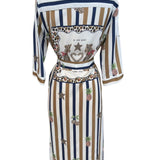 Vilagallo Pineapple Shirt Dress