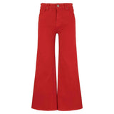 Kut from the Kloth Meg High Rise Fab AB Wide Leg Raw Hem